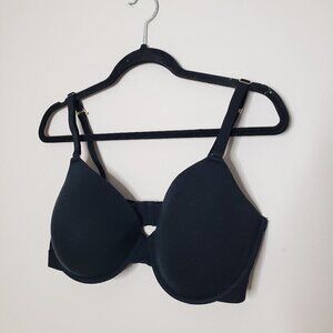 LIVELY Solid Black Full Coverage Underwire Bra